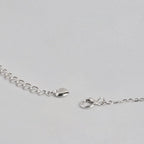 Blue Solitaire 925 Sterling Silver Necklace
