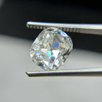 Vintage 3.60 CT Near Colorless Old Mine Cushion Moissanite, VVS Antique Moissanite for Custom Engagement Ring, Wedding Jewelry, Pendants etc