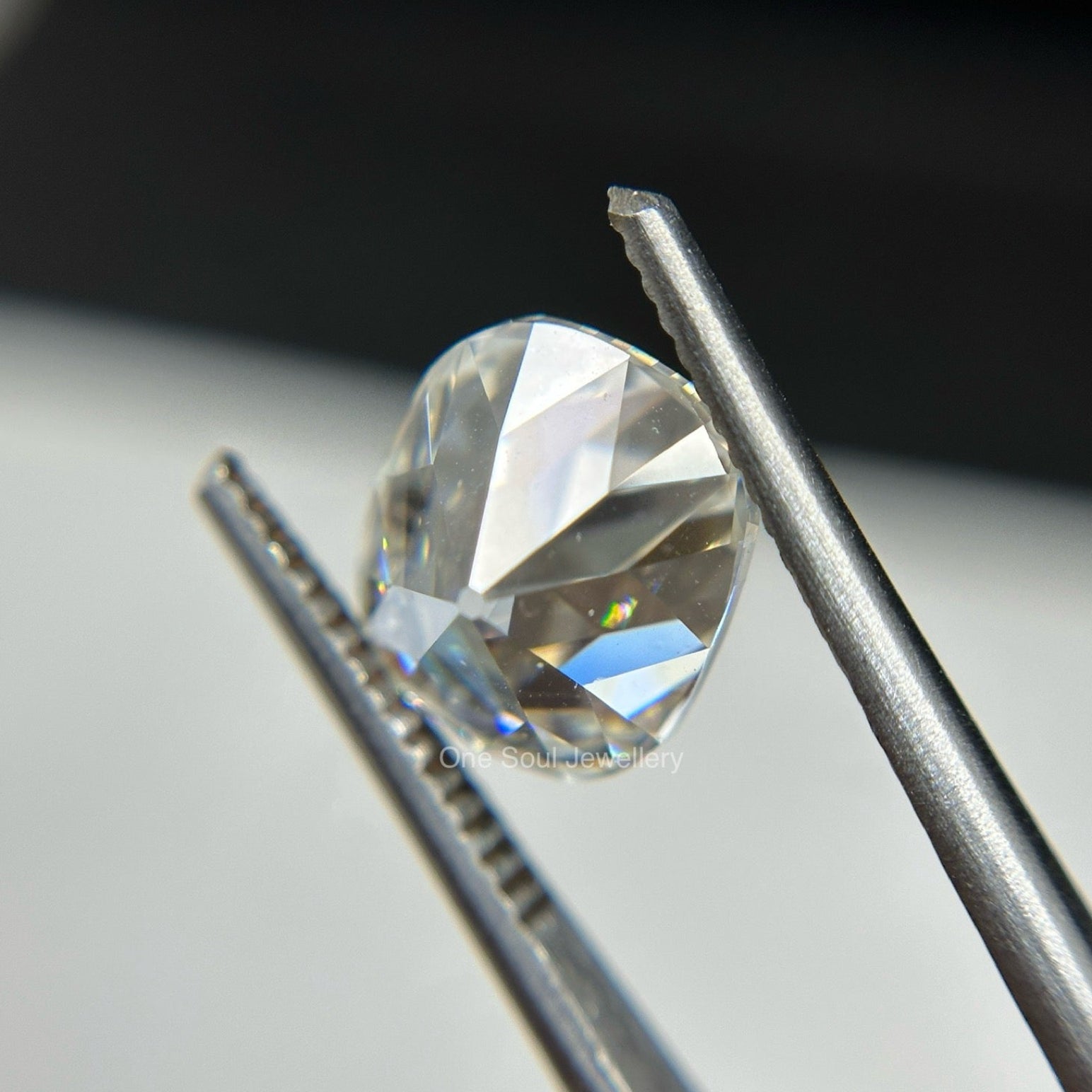 Vintage 3.60 CT Near Colorless Old Mine Cushion Moissanite, VVS Antique Moissanite for Custom Engagement Ring, Wedding Jewelry, Pendants etc