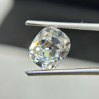 Vintage 3.60 CT Near Colorless Old Mine Cushion Moissanite, VVS Antique Moissanite for Custom Engagement Ring, Wedding Jewelry, Pendants etc