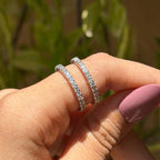 2.00 CT Dutch Marquise Green Moissanite Engagement Ring, Bridal Ring Set, Pave Wedding Set, Stackable Band, Anniversary Gifts Ring