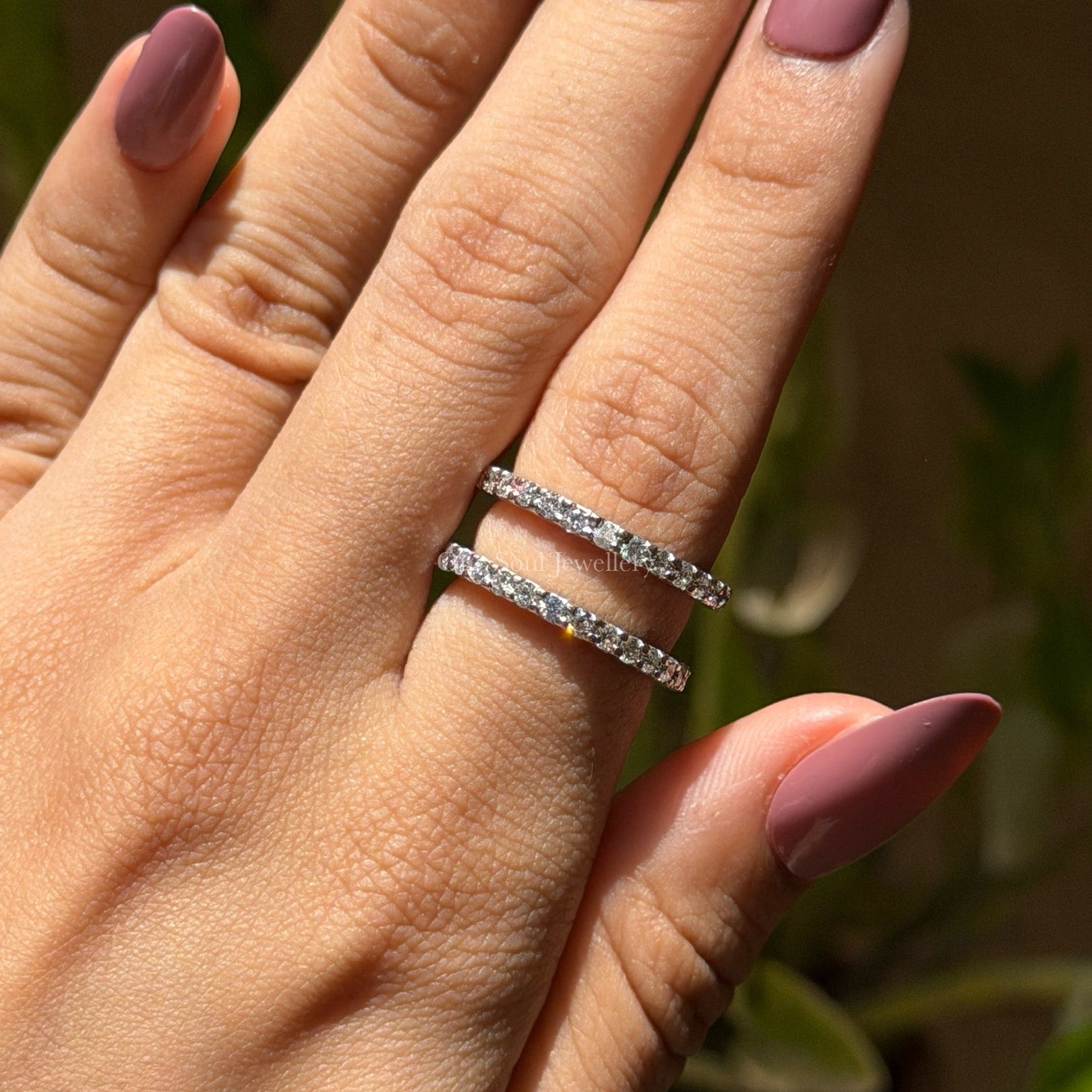 2.00 CT Dutch Marquise Green Moissanite Engagement Ring, Bridal Ring Set, Pave Wedding Set, Stackable Band, Anniversary Gifts Ring