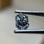 Dark Grey Dutch Marquise Loose Moissanite, Vintage 2.00 CT Marquise Moissanite for Engagement Ring, Handcrafted Diamond for Unique Jewelry