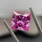 Princess Cut Pink Loose Moissanite, Full Brilliance and Fire Moissanite, Stone for Engagement Ring, Anniversary Gifts for Her, Loose Diamond