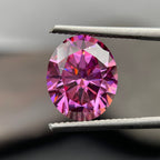 Oval Shape Pink Color VVS Loose Moissanite / 10MM x 12MM Oval Pink Moissanite for Jewelry, Necklace, Engagement Ring / Fancy Moissanite Gift