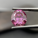 Oval Shape Pink Color VVS Loose Moissanite / 10MM x 12MM Oval Pink Moissanite for Jewelry, Necklace, Engagement Ring / Fancy Moissanite Gift