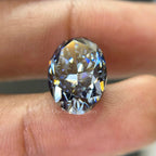 Dark Grey Oval Cut Loose Moissanite, Oval Engagement Ring, Handcrafted Moissanite for Solid Gold Jewelry, Moissanite Collection Gift for Her