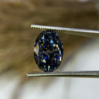 6.50 CT Dark Grey Loose Moissanite for Engagement Ring, Handmade Loose Stone for Bridal Ring, Anniversary Gifts for Her, Bridesmaid Ring