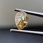 Champagne Pear Loose Moissanite, Brilliant Cut Pear Moissanite, Champagne Diamond for Jewelry Making, Pendant, Earrings, Anniversary Gifts