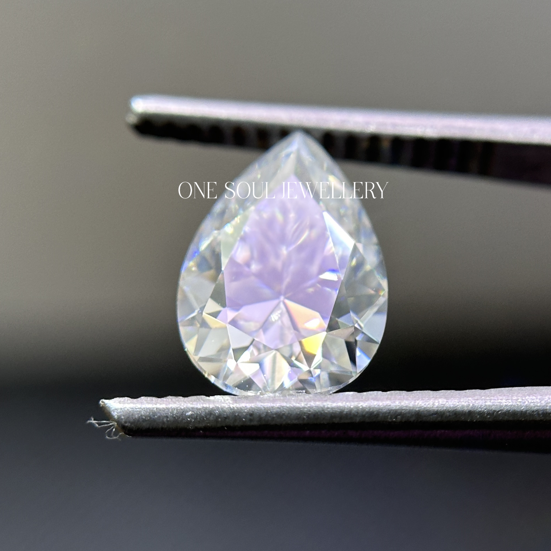 10x7mm D Color Pear Cut Moissanite, Colorless Brilliant Loose Stone for Engagement Ring, Wedding Ring, Pendant, Earrings, Anniversary Gifts