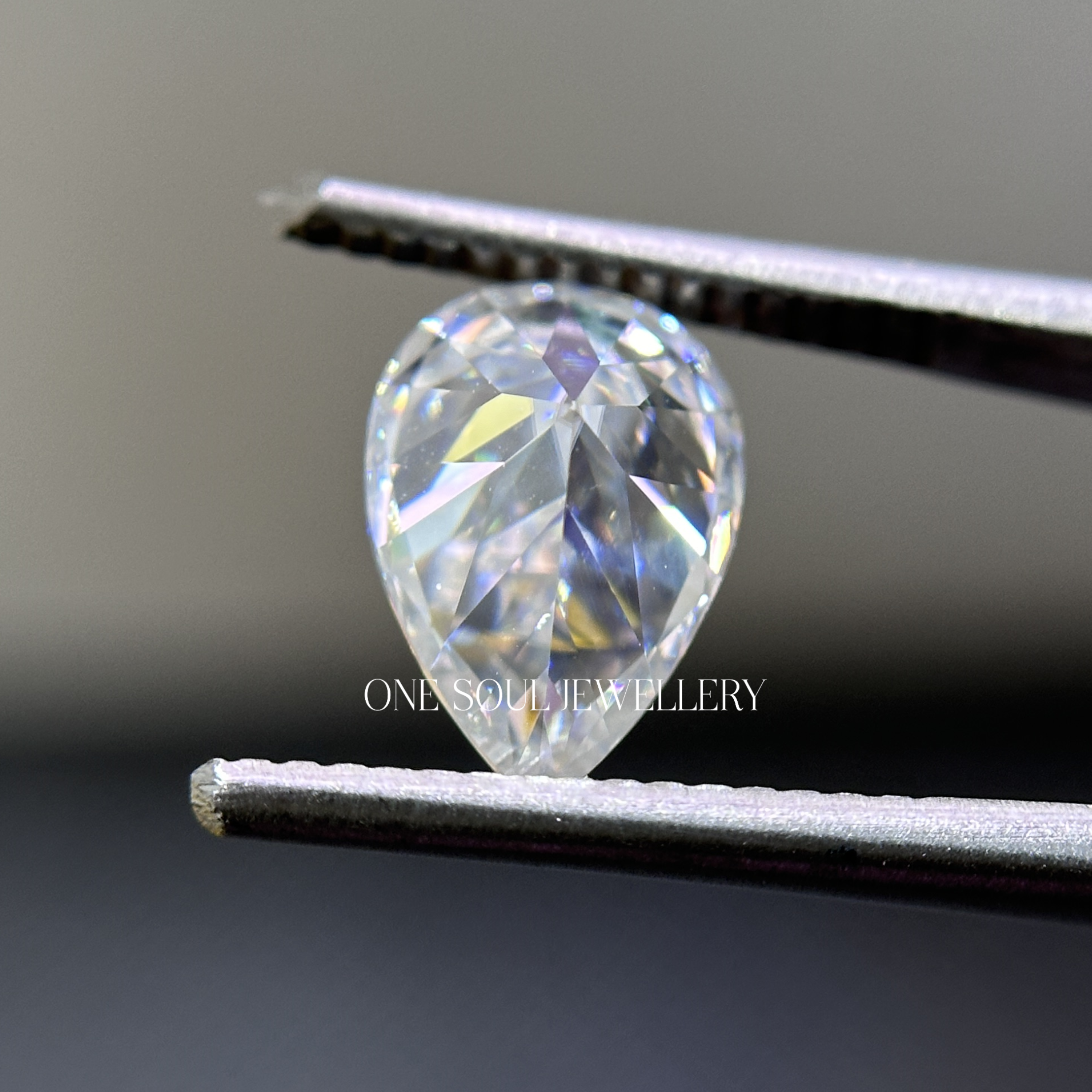 10x7mm D Color Pear Cut Moissanite, Colorless Brilliant Loose Stone for Engagement Ring, Wedding Ring, Pendant, Earrings, Anniversary Gifts