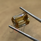 1.00Ct to 5.00Ct Emerald Cut Champagne Moissanite, Antique Cut Moissanite, Fancy Moissanite, Champagne Moissanite for Jewelry Making