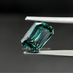 Natural Dark Green Criss Cut Loose Moissanite, Criss Cut Moissanite for Engagement Ring, for Wedding Ring, Gifts for Her, Custom Made Ring
