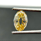 Vintage Step Cut Oval Yellow Moissanite, Custom made Moissanite for Engagement Ring & Wedding Jewelry, VVS Clarity Best Sparkling Moissanite