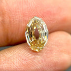 Vintage Step Cut Oval Yellow Moissanite, Custom made Moissanite for Engagement Ring & Wedding Jewelry, VVS Clarity Best Sparkling Moissanite