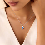 A Wish on the Sky Rhodium Plated Necklace