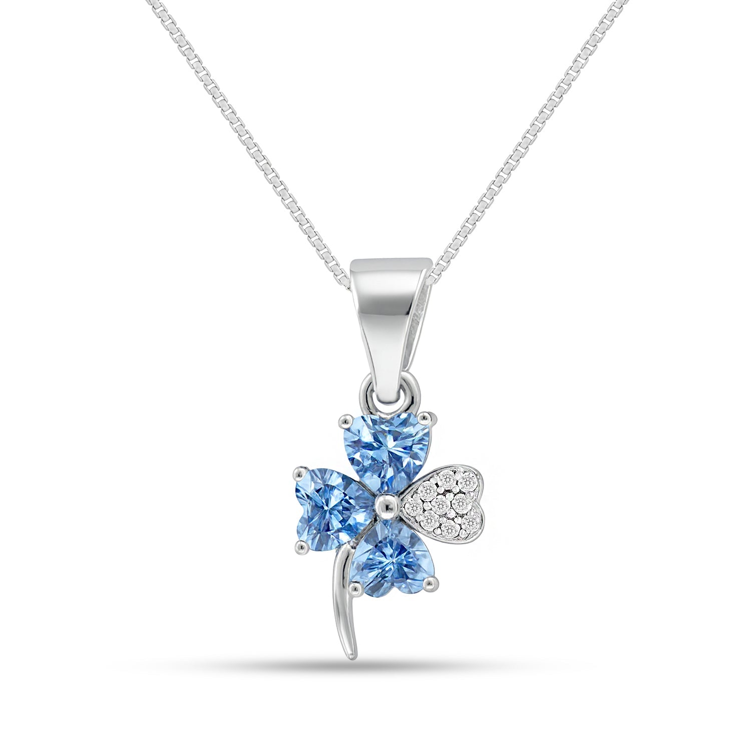 A Wish on the Sky Rhodium Plated Necklace