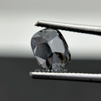 2.00 CT Grey OMC Elongated Cushion Stone, Old Mine Cut Loose Moissanite For Making Customized Engagement Ring, Grey Stone For Earrings