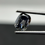 2.00 CT Grey OMC Elongated Cushion Stone, Old Mine Cut Loose Moissanite For Making Customized Engagement Ring, Grey Stone For Earrings