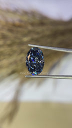 6.50 CT Dark Grey Loose Moissanite for Engagement Ring, Handmade Loose Stone for Bridal Ring, Anniversary Gifts for Her, Bridesmaid Ring