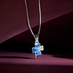 A Wish on the Sky Rhodium Plated Necklace